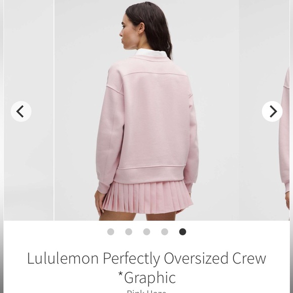Lululemon Perfectly Oversized Crew Graphic - Picture 8 of 9